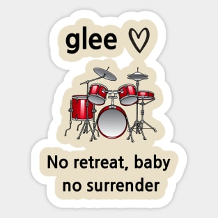 Glee/No surrender Sticker